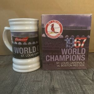 NIB St Louis Cardinals 1967 Championship Beer Stein, SGA 6/30/2017